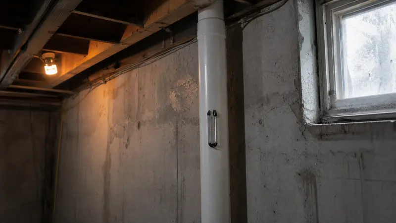 Clearance monitor running in a basement before closing